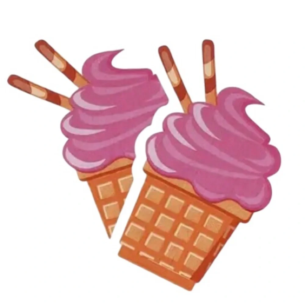 Pink Ice Cream Cone Party Napkins, 20 ct